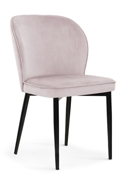 Krzesło Sofia z kolorze pudrowego różu