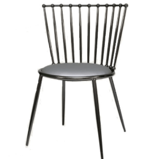 Krzesła nowoczesne Chromowane krzesło Demetrio