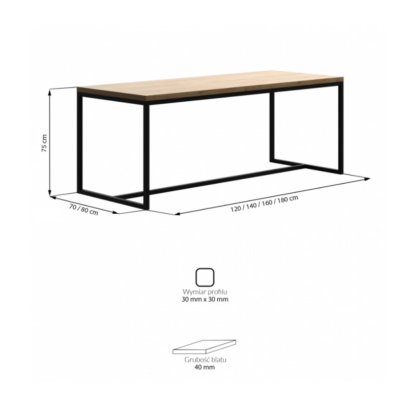 stoły z marmuru - Colin