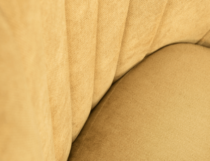 tapicerowany fotel isandro - żółty