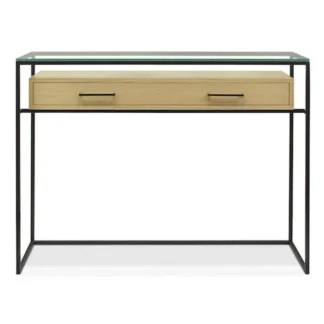 konsola almudena z szufladami - idealna do małej wnęki w salonie