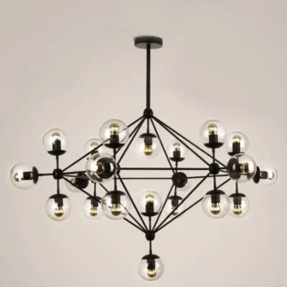 Żyrandol Alita czarny