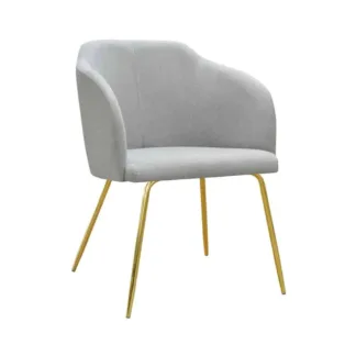 krzesło kubełkowe ideal gold złote nogi