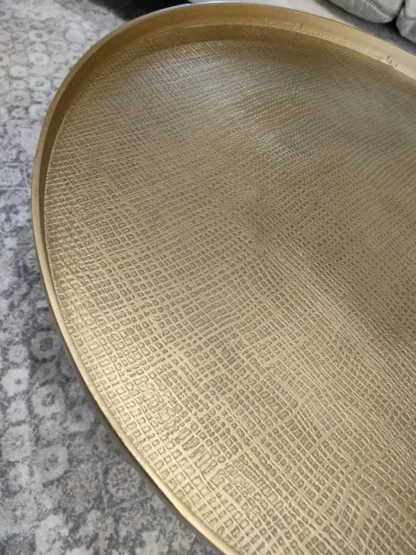 stolik metalowy okrągły