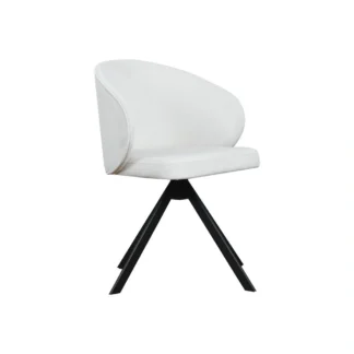 krzesło obrotowe białe