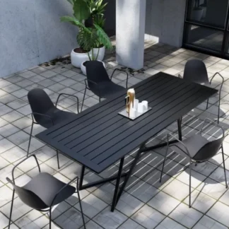 stół ogrodowy aluminiowy nowoczesny
